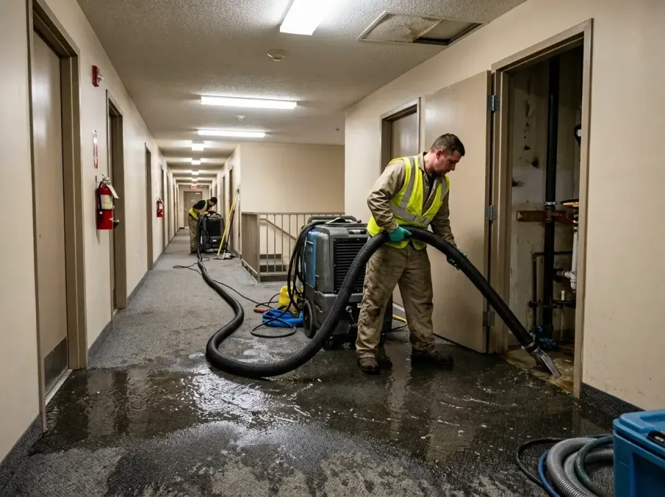 multi-unit-apartment-hallway-f-005 — frequently asked questions, Emergency Burst Pipe Water Extraction & Removal in Ridgewoo…